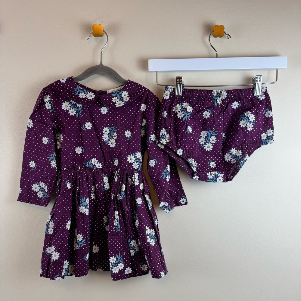 NWT Numi Kids Floral Dress with Matching Bloomers